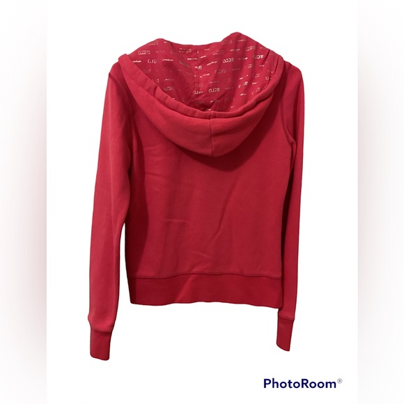 🔥EUC AEROPOSTALE SUPER CUTE&COMFY FUCHSIA PINK ZIPPER UP HOODIE JACKET - Picture 2 of 4